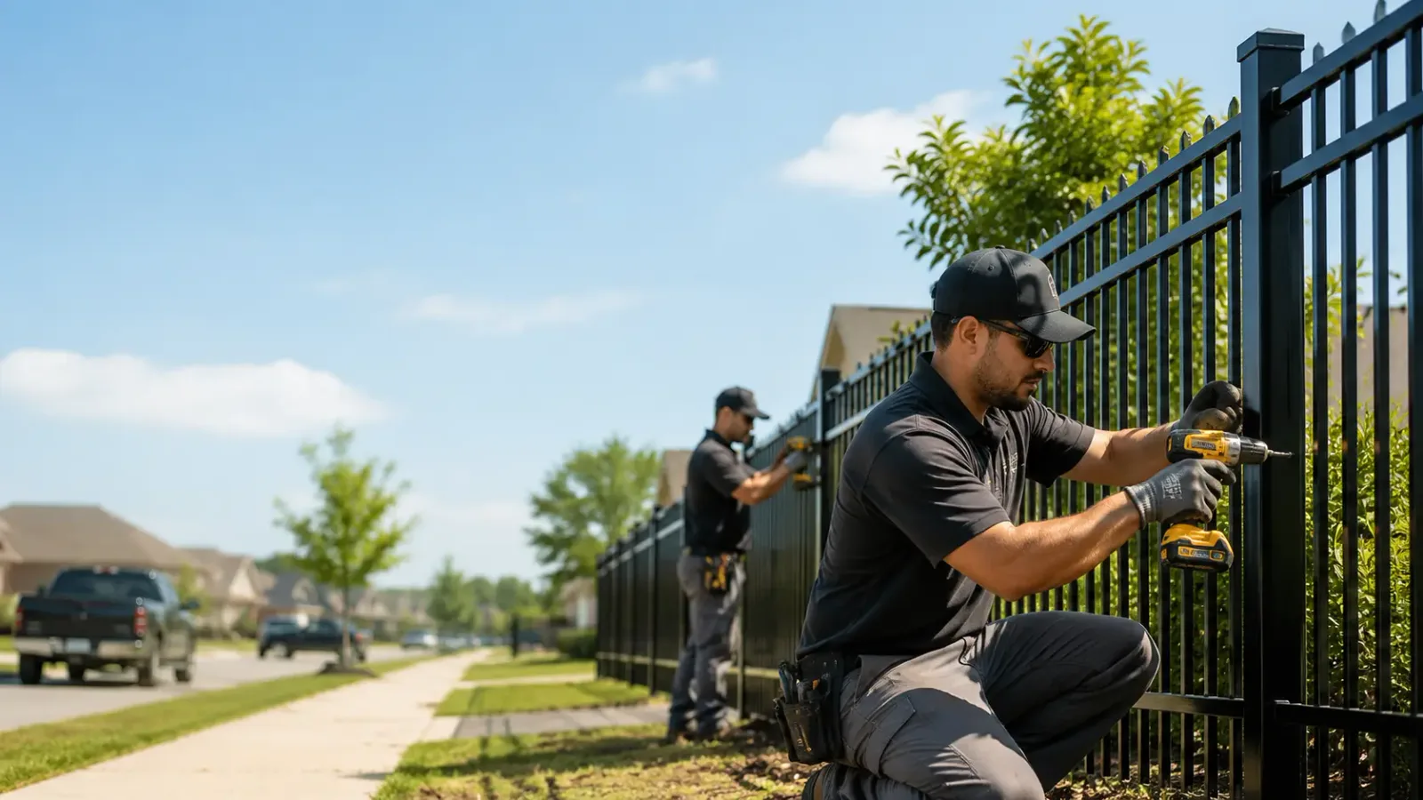 Metal Fence Installation in Battle Creek, NE